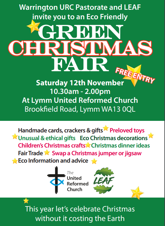 Green Christmas Fair lymm.uk